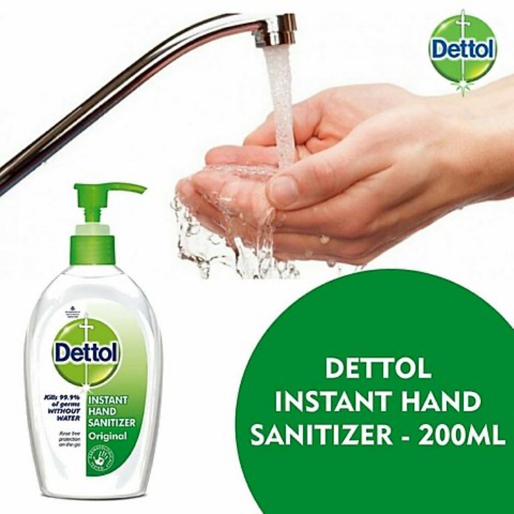 Dettol Instant Hand Sanitizer Original 200ml Shopee Singapore