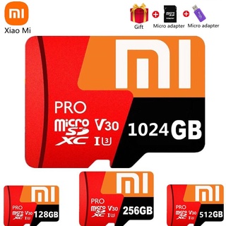 Xiao Mi SD card micro card 32GB 64GB 128GB 256GB 512GB 1024GB memory card with adapter suitable for mobile phone camera