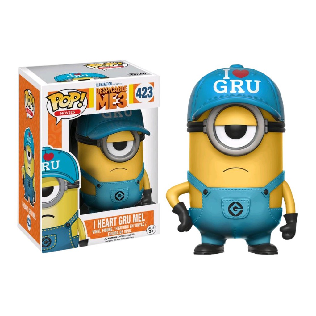 Despicable Me 3 I Heart Gru Minion Funko Pop Vinyl Figure Shopee Singapore