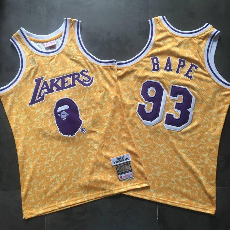 lakers bape jersey