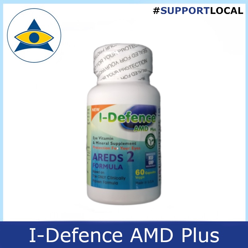 IDefence AMD Plus (AREDS 2 formula) Retina Eye Nutrition Lutein and