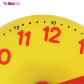[Trillionca] Kid 4 inch 12/24 hour gear clock montessori student learning clock time teacher #4