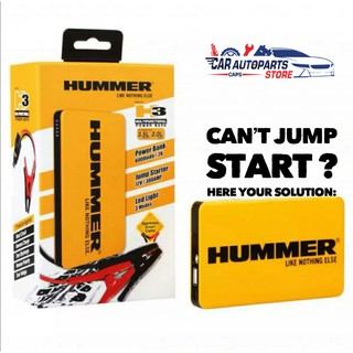 Hummer H3 Power Jump Starter Kit ~~ Multi purpose [Powerbank  Jumpstarter Torch Light]