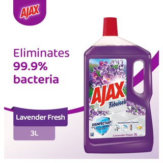 Ajax Fabuloso Lavender Multi Purpose Floor Cleaner 3L