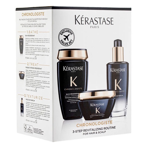 KERASTASE Chronologiste 3 Step Revitalizing Routine For hair & scalp