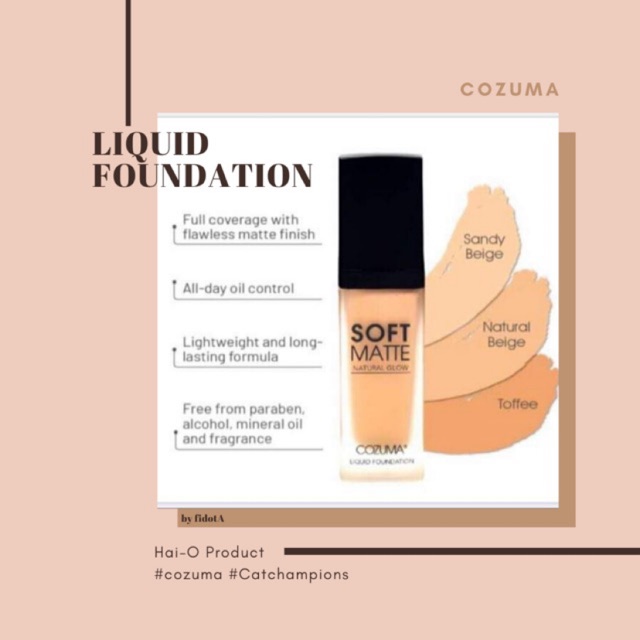 cozuma liquid foundation