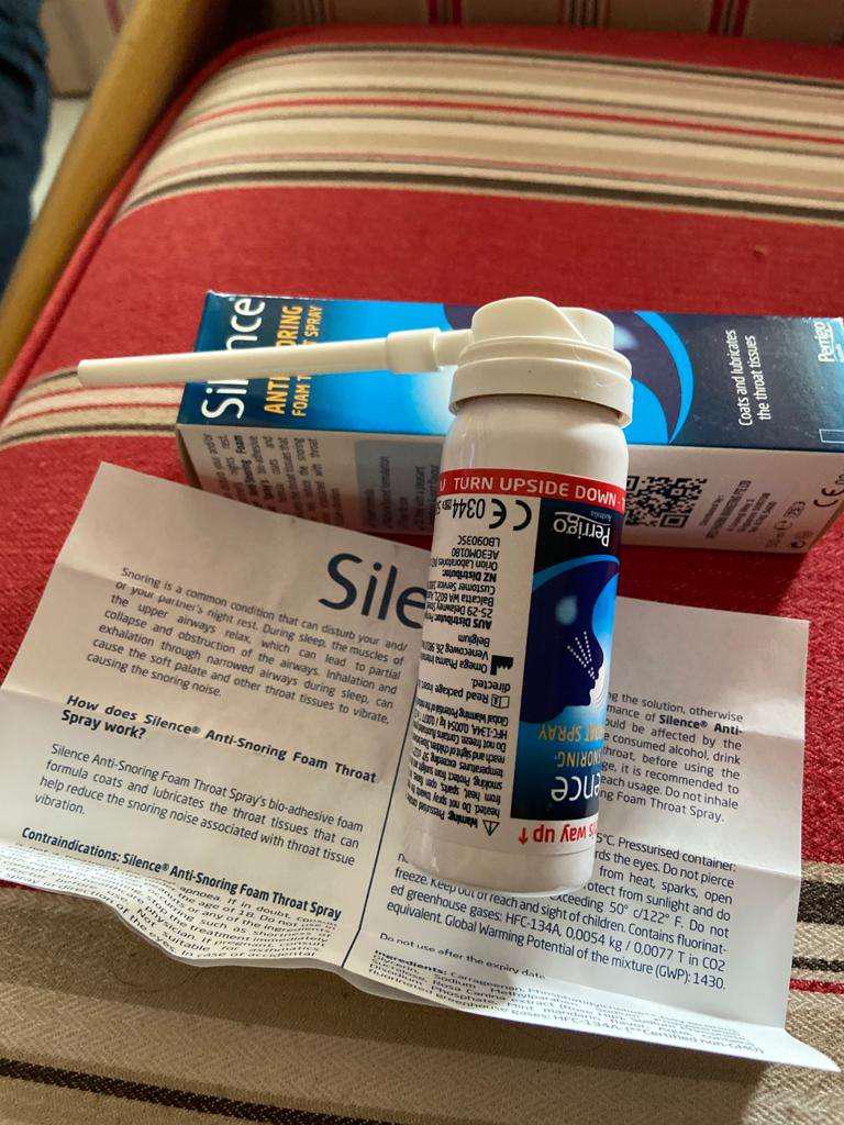 Silence AntiSnoring Throat Spray 50ml Shopee Singapore