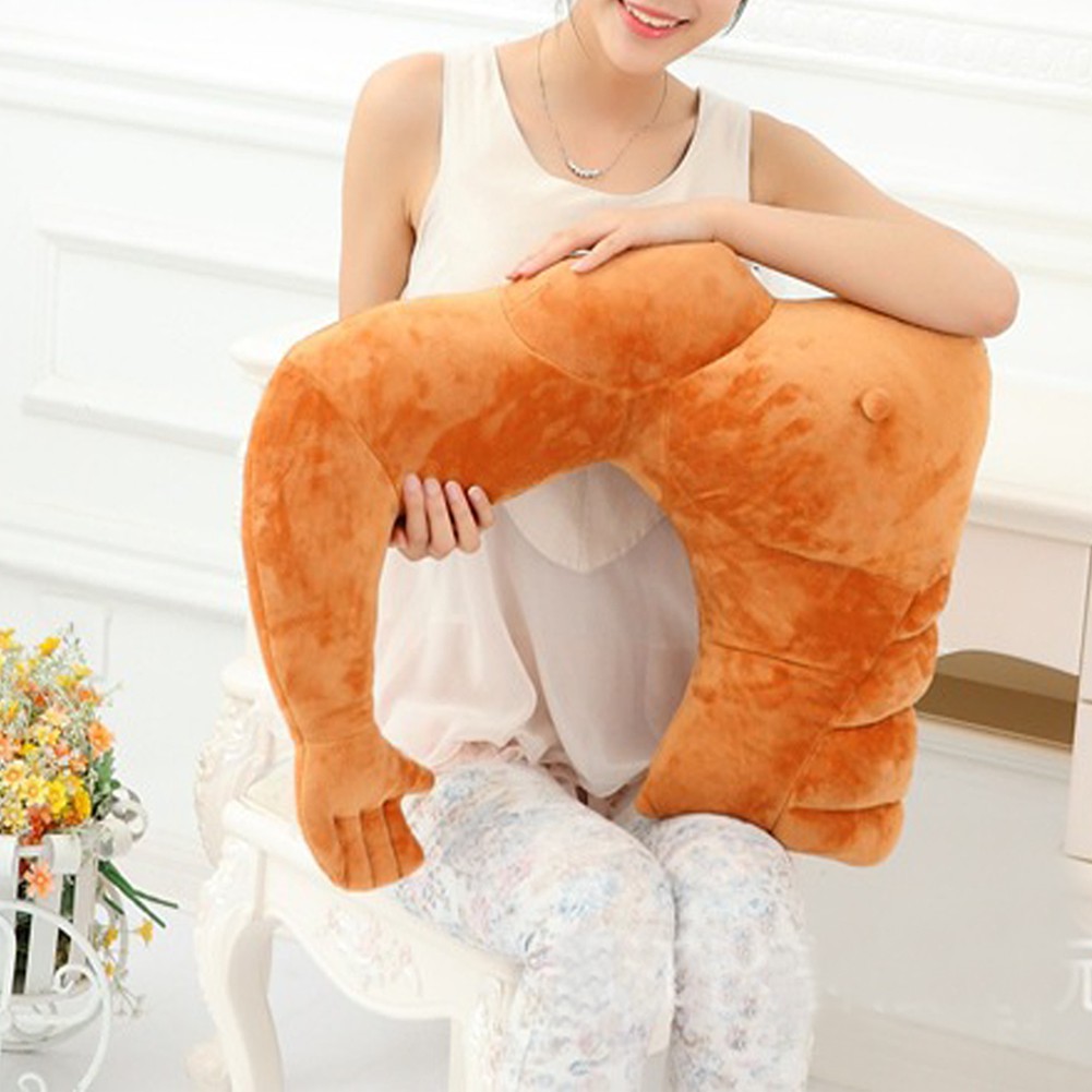 Boyfriend Arm Muscle Shaped Plush Pillow Back Cushion Bachelor S