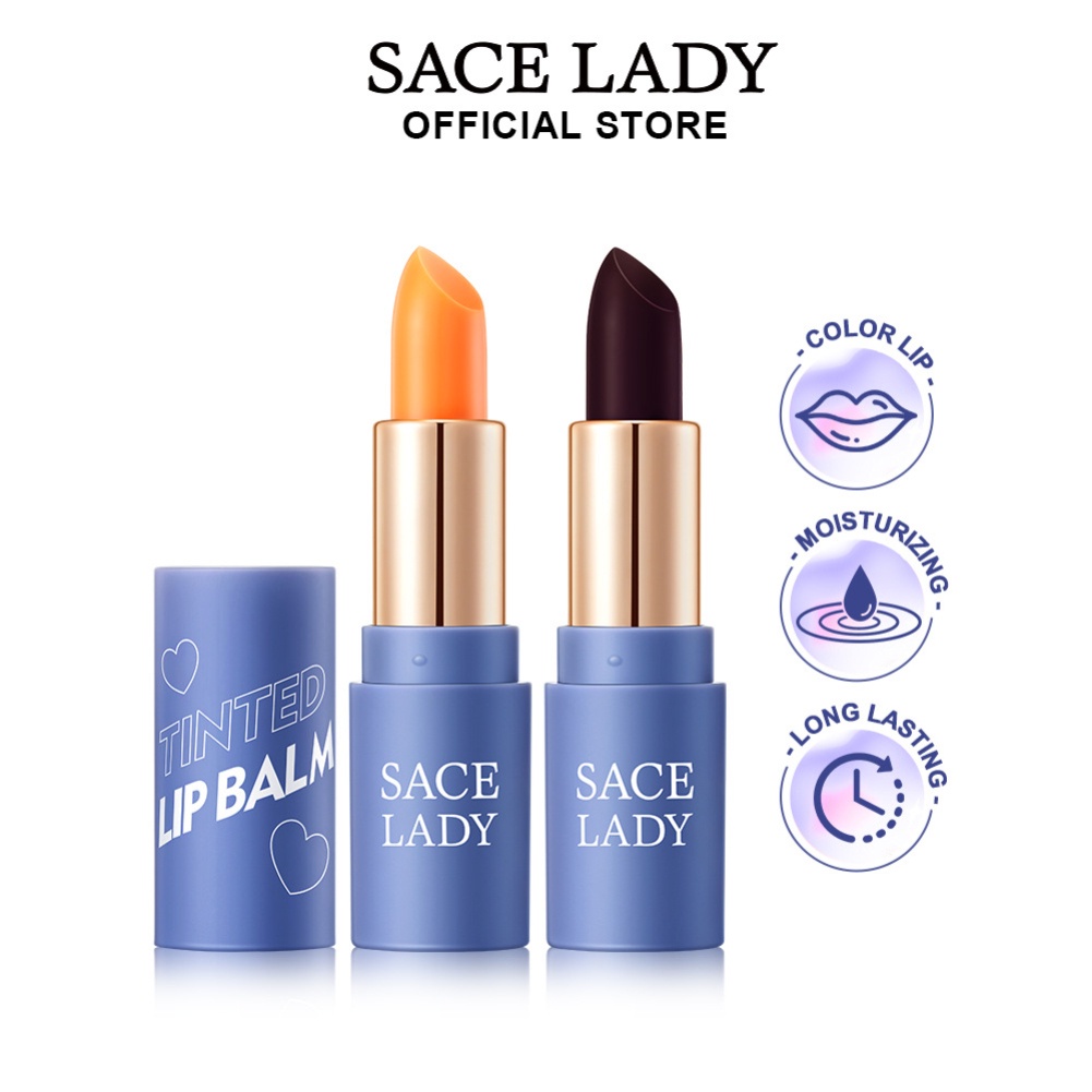 Sace Lady Moisturizing Tinted Lip Theraphy Balm Lasting Waterproof Lip Tint And Stain High 