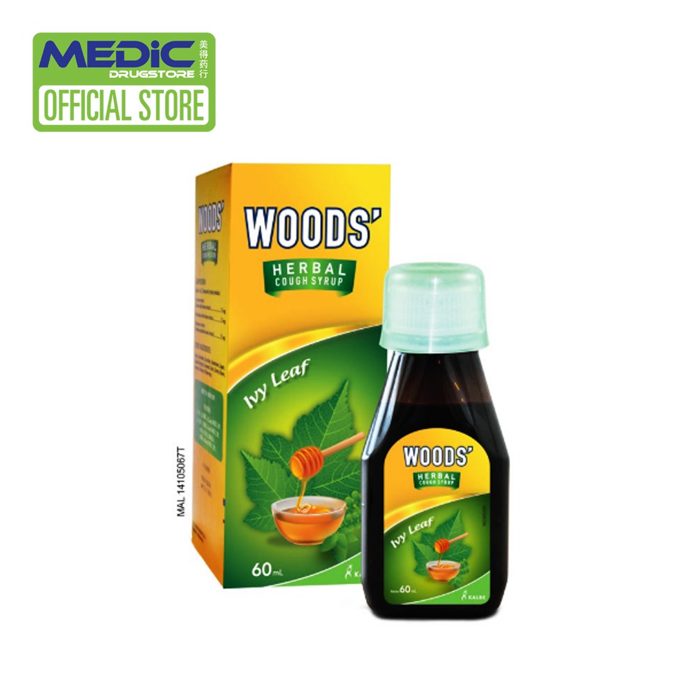 Woods Herbal Cough Syrup Ivy Leaf Plus Honey 60Ml Shopee Singapore