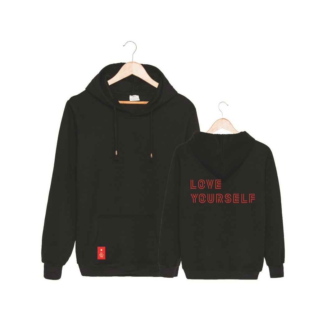 bts love yourself zipper hoodie