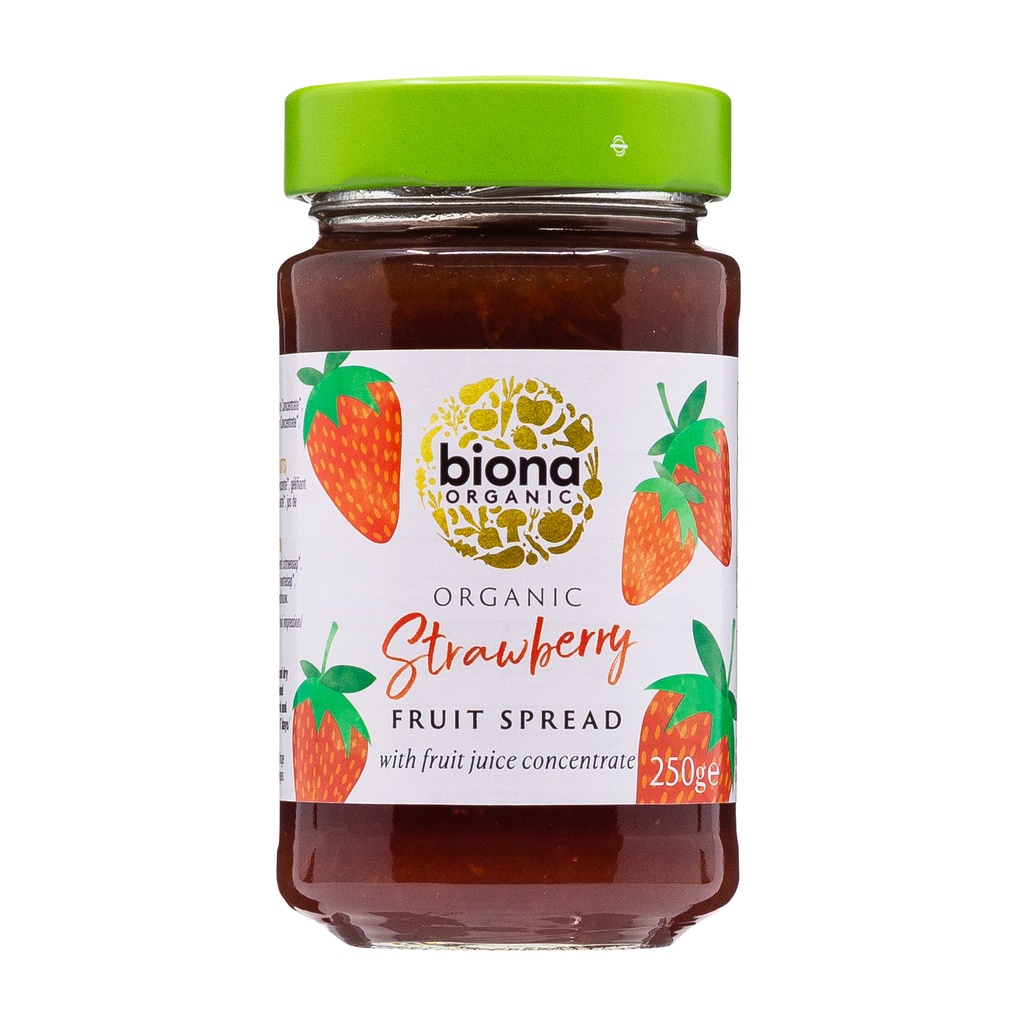 Biona Organic Strawberry Fruit Spread 250G - Wsht | Shopee Singapore