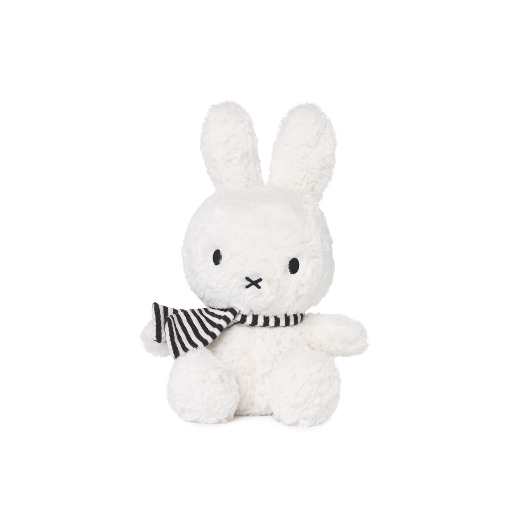 Miffy with Scarf Sitting 23cm Plush Soft Toy. Licensed Miffy Nijntje by ...