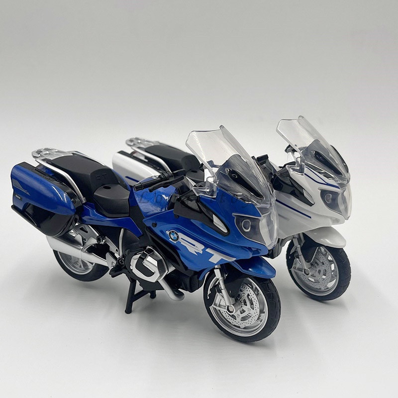 112 Diecast Motorcycle Model Toy BMW R1250 RT With Sound & Light