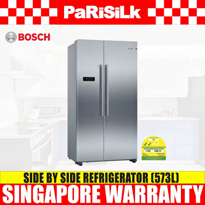 Bosch KAN93VIFPG Serie 4 American Side by Side Refrigerator (573L