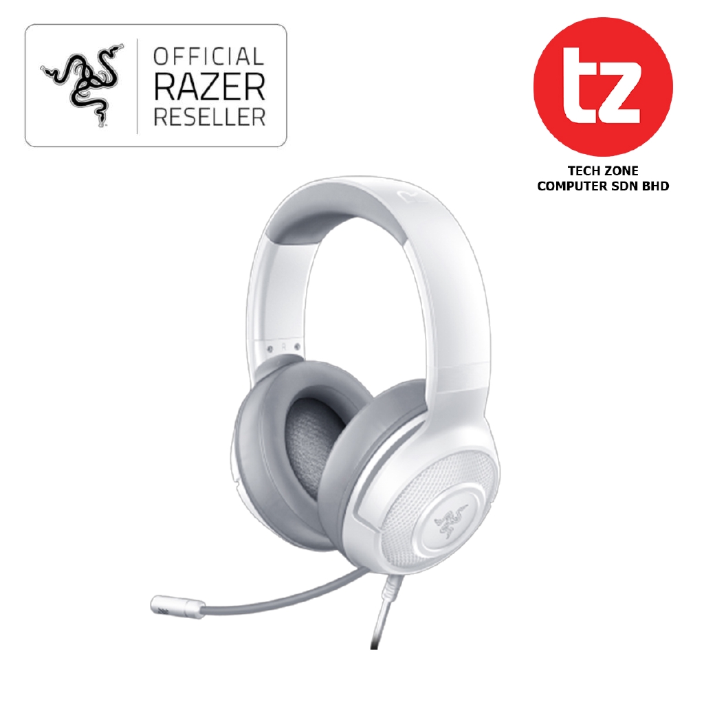 razer kraken x 7.1 mercury white gaming headset