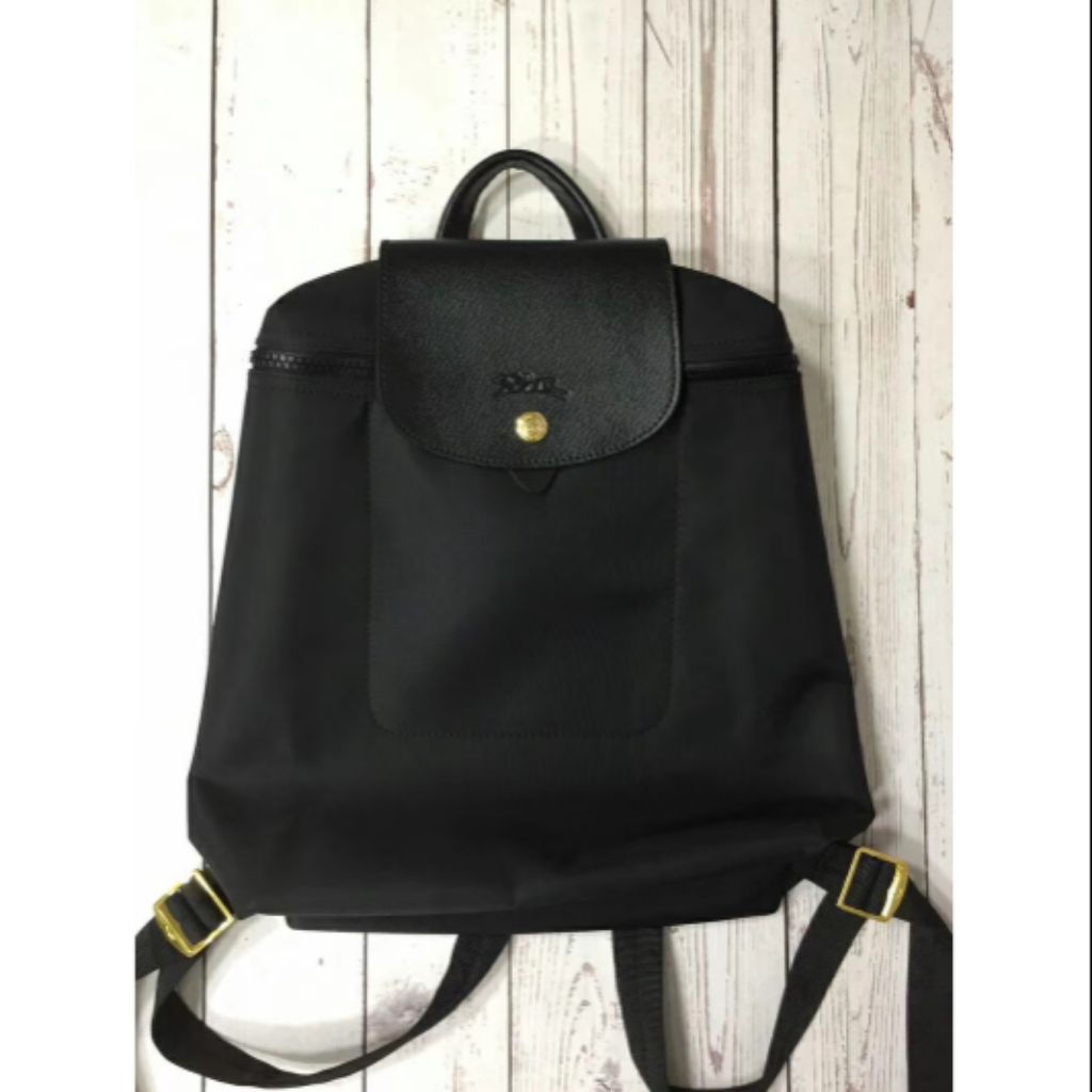 longchamp canvas backpack