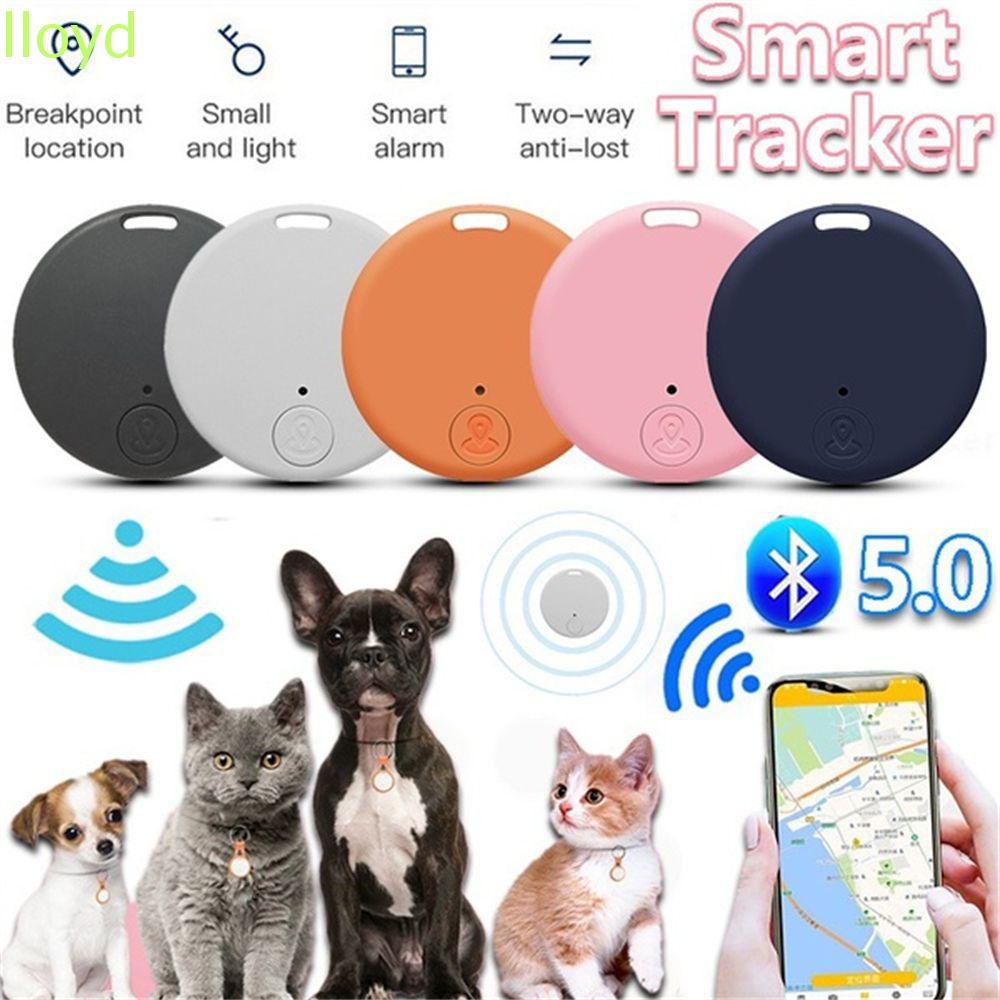 Portable Bluetooth Intelligent Anti-Lost Device for Luggages/Kid/Pet/Cat/Dog Dog Paw Design Waterproof Bluetooth Alarms Device GPS Tracking Locator Gift for Pet Dark Blue 