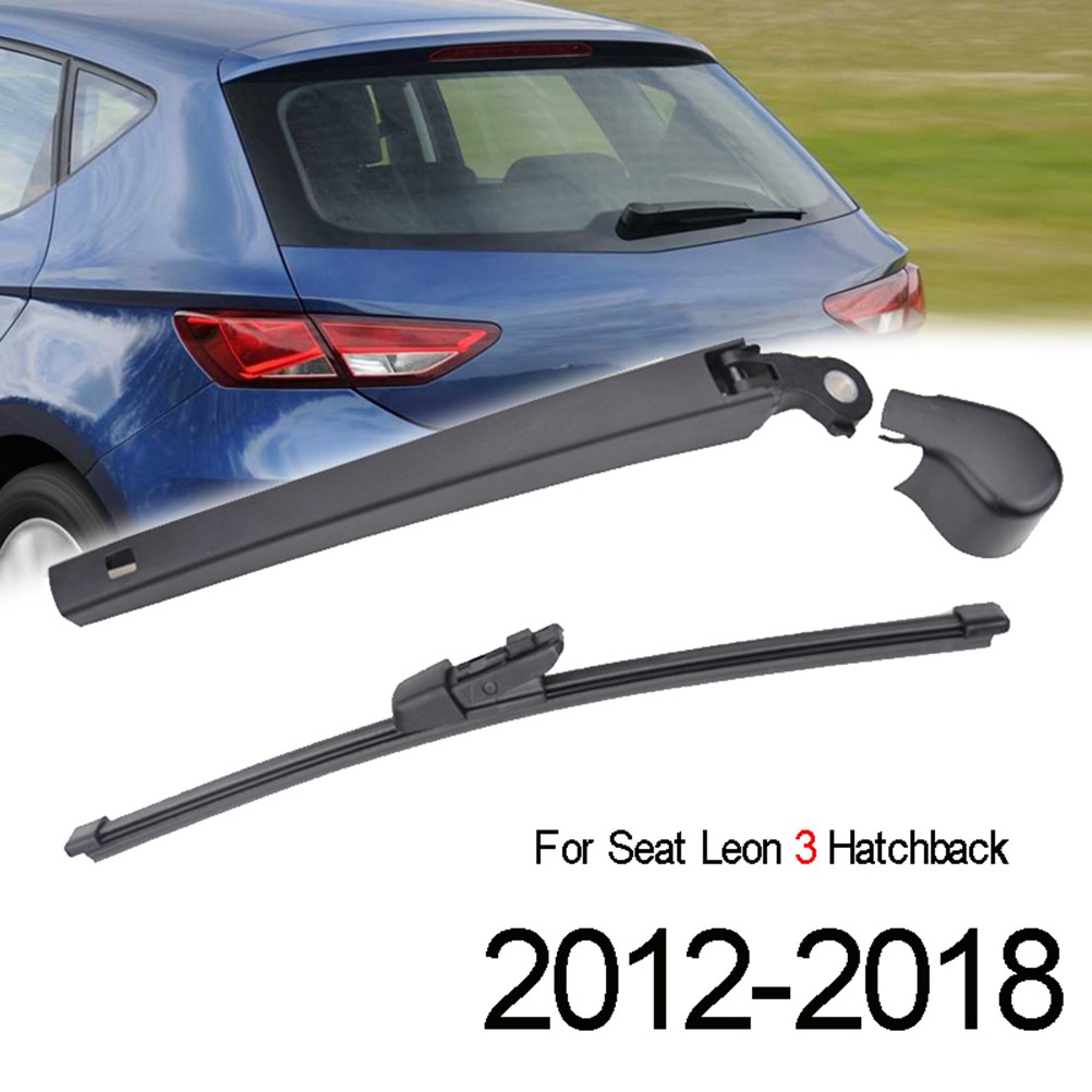 SEAT TOLEDO MK4 2012-2018 SPECIFIC FIT FRONT AND REAR WIPER BLADES PLASTIC ARM