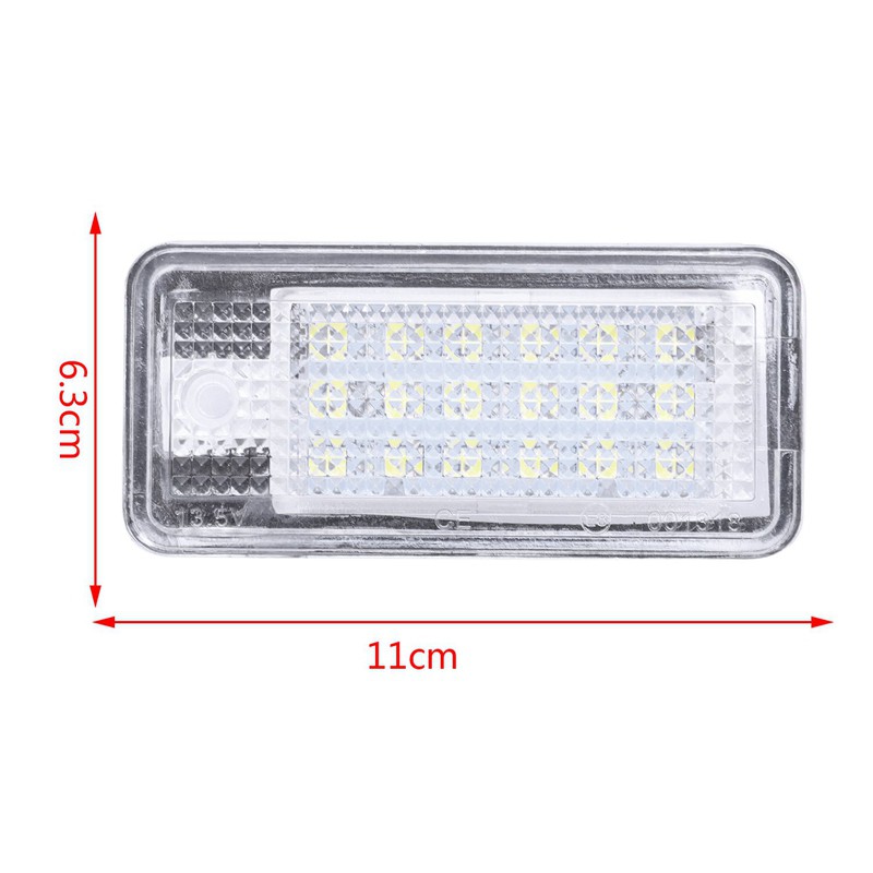 audi a4 number plate bulb replacement
