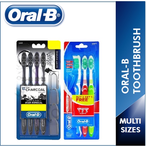 Oral B Manual Toothbrush Soft / Extra Soft / Medium Shopee Singapore