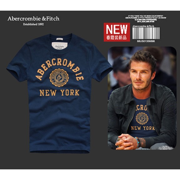 abercrombie mens t shirt size chart
