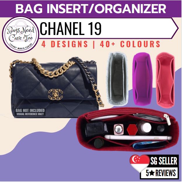  Lckaey Purse Organizer Insert for Chanel 19 Maxi bag