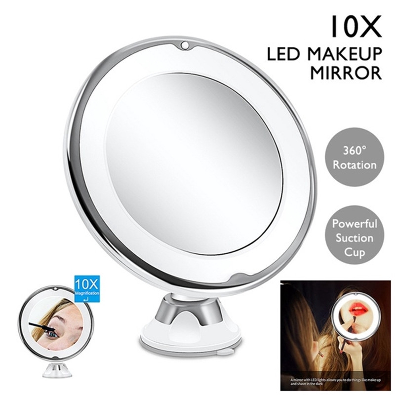 Portable Makeup Mirror 10x Magnifying, Magnifying Vanity Mirror