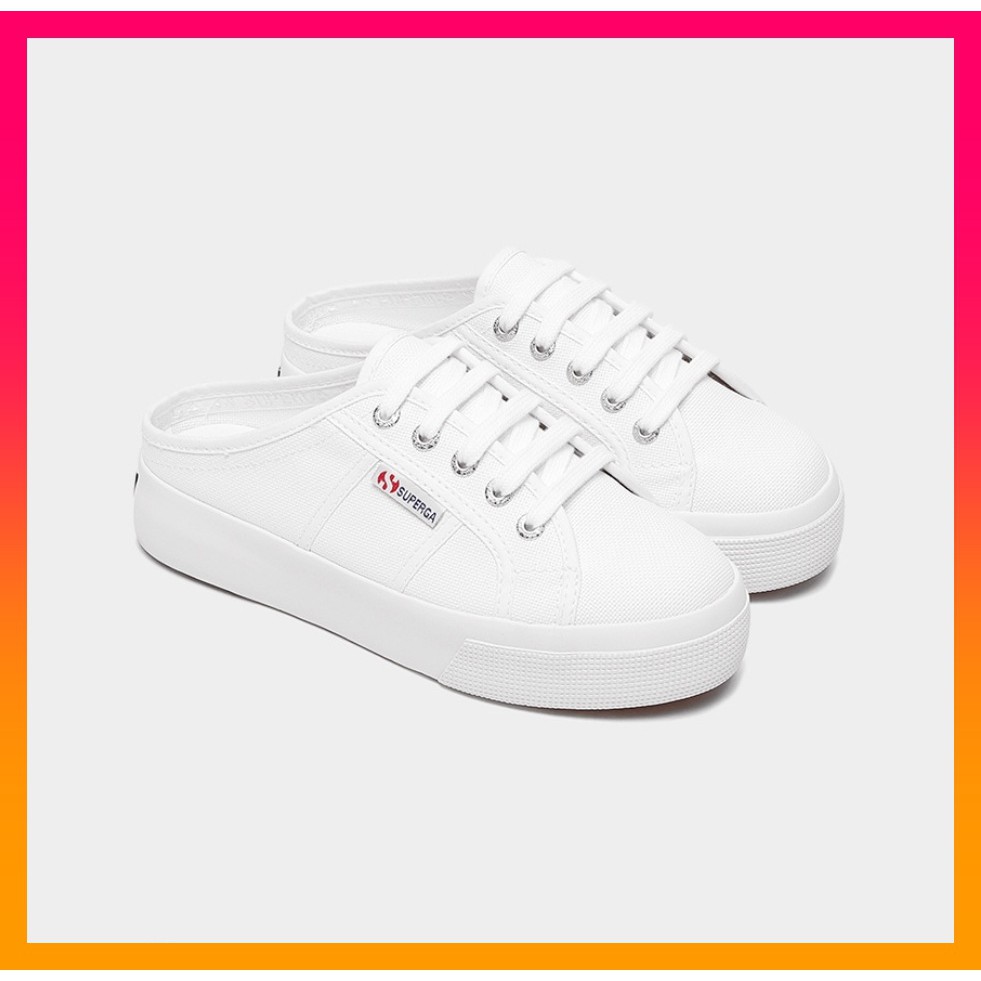 superga platform mules