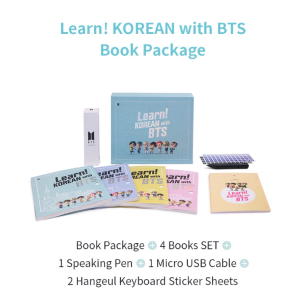 Bts Learn Korean With Bts Book Package Shopee Singapore