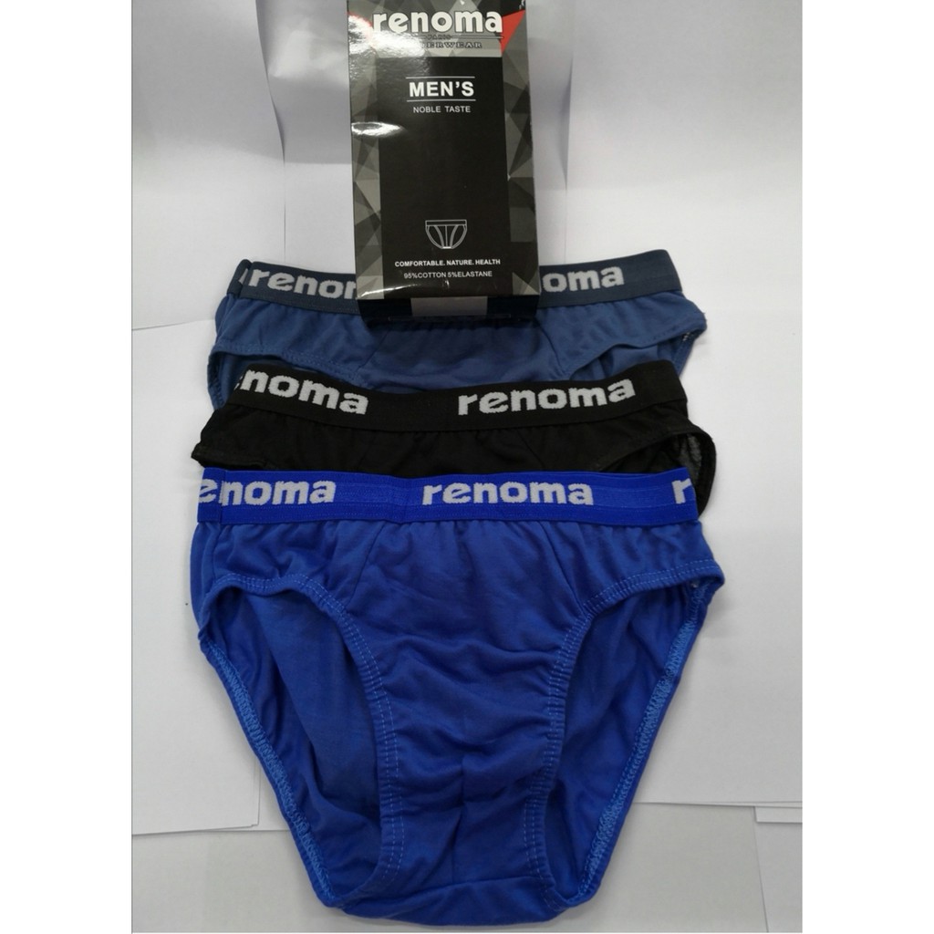 Shop Malaysia Seluar Spender Lelaki 3pcs In 1box Renoma Black New Item Shopee Singapore
