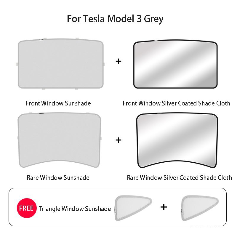 tesla model 3 window shade