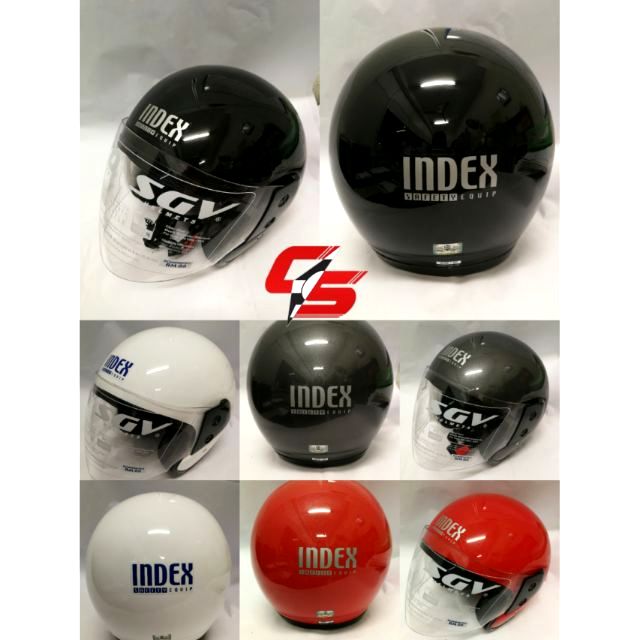 index helmet visor