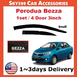 Door Visor 【Big 5inch & Small 3inch】For Proton Perodua 