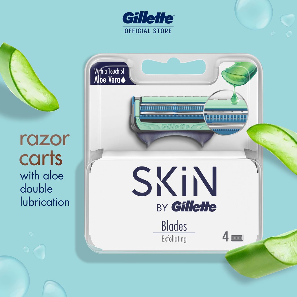SKiN by Gillette Men Skincare Exfoliating Shaver Razor Blade 4