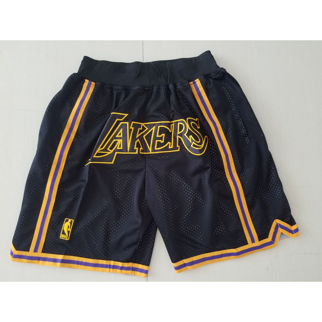 lakers mens shorts