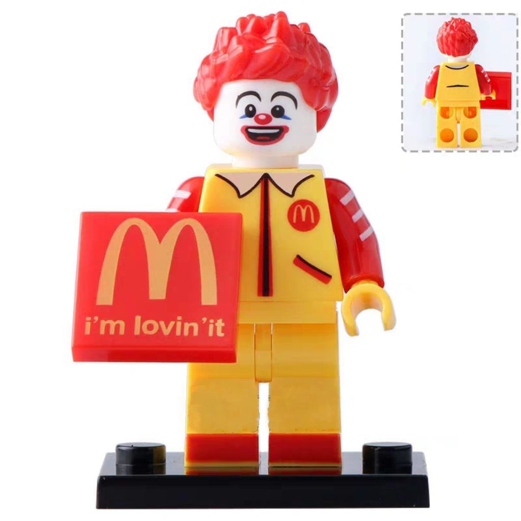 Ronald McDonald Minifigure | Shopee 