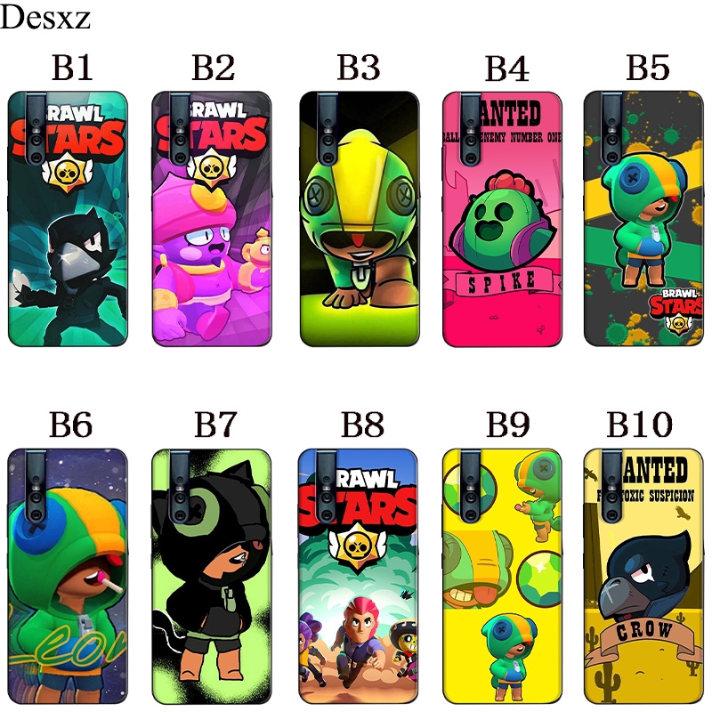 Phone Case For Vivo V11 V15 Pro S1 V11 Tpu Cover Brawl Stars Crow Leon Spike Shopee Singapore - brawl stars handyhülle samsung