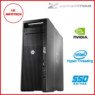 HP Z620 Workstation 1x/2x 8-Core Intel Xeon E5-2660 2.2GHz 32-128GB RAM New 512GB SSD Nvidia Quadro 1GB Win10Pro Used