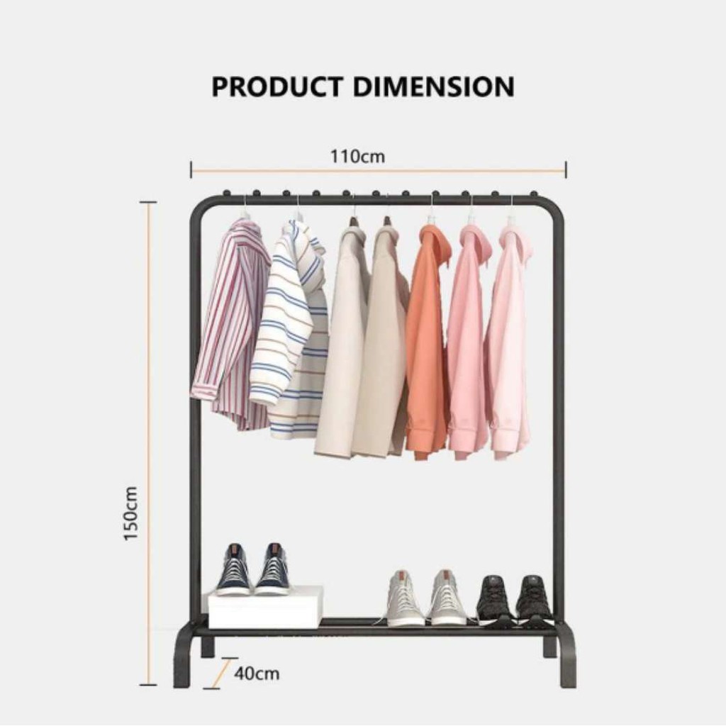 Srs Mulig Clothes Rack Like Ikea Product Shopee Singapore