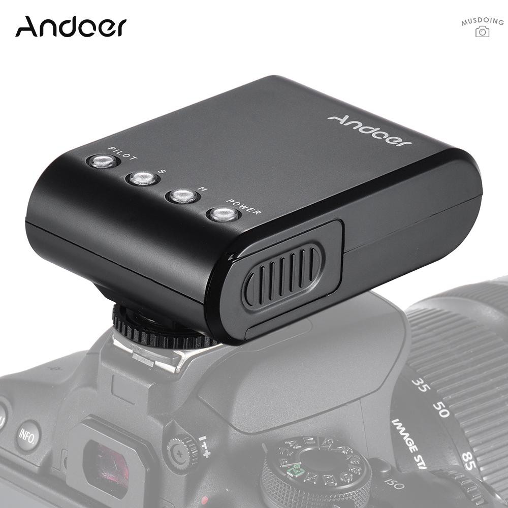PCERAndoer WS-25 Professional Portable Mini Digital Slave Flash Speedlite On-Camera Flash with Universal Hot Shoe GN18