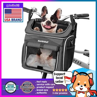 barkbay pet carrier bicycle basket