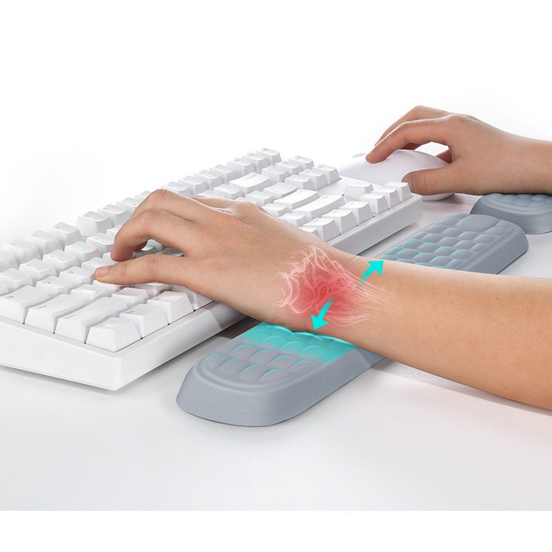 Memory Foam Mechanical Keyboard Hand Rest Wrist Pad 68Key Laptop Palm