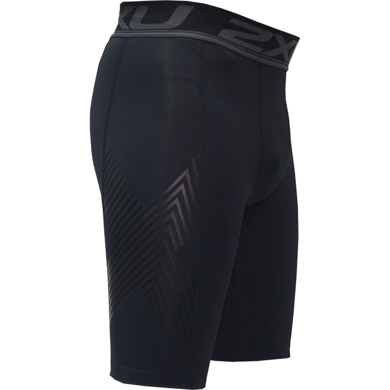 2xu Men Accelerate Compression Shorts Black/ Arrow Stripe Nero | Size M | Sports Wear | Men Sports | Shopee Singapore