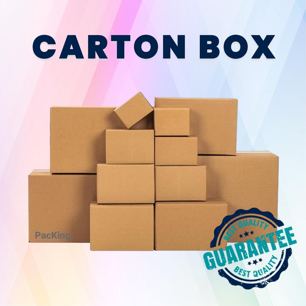 100Pcs Many size Cardboard Mailing Packing Box Corrugated Carton Moving Storage