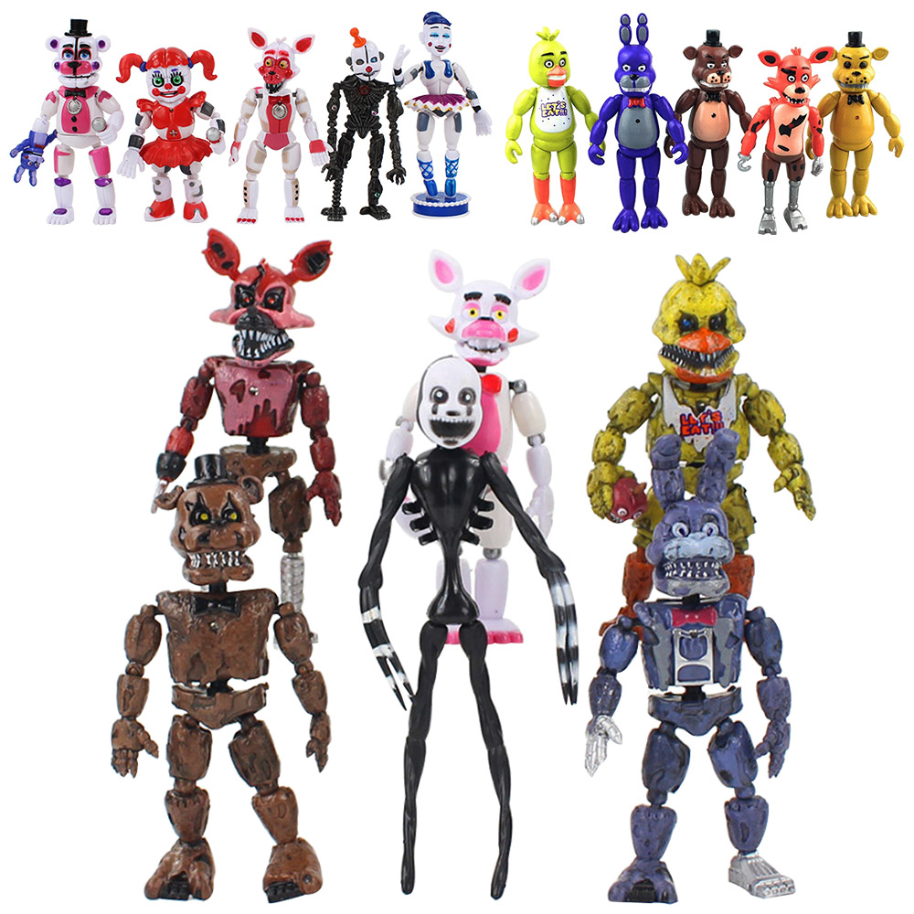 five nights at freddy's nightmare figures