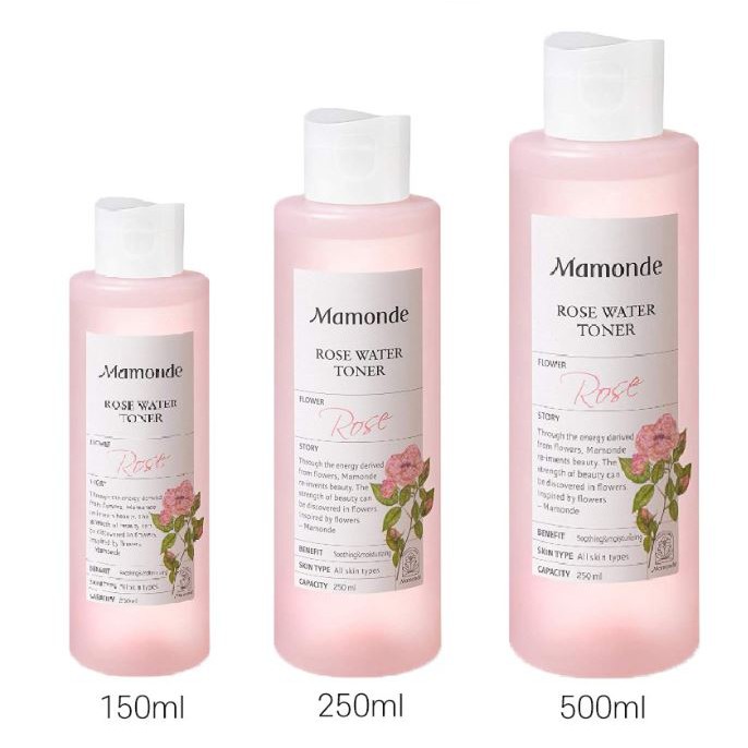 Mamonde Rose Water Toner 150ml / 250ml / 500ml | Shopee ...