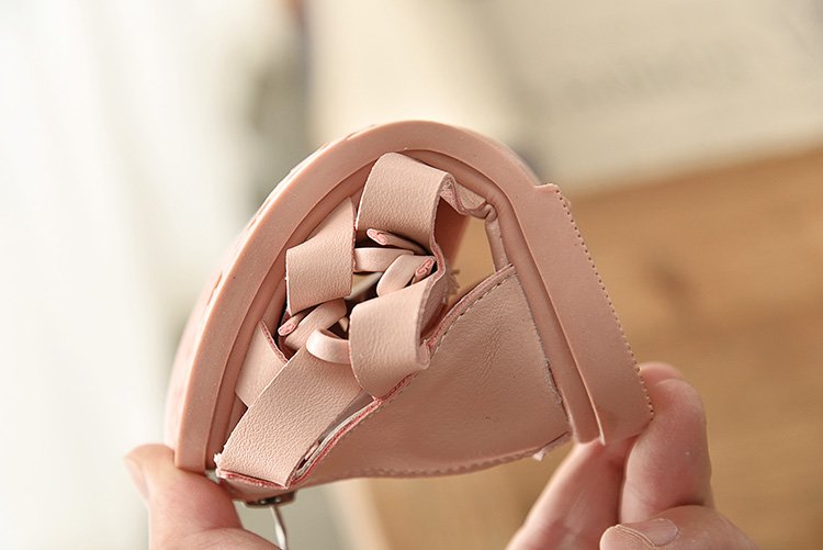 New Arrival Fashion Girls Bowtie Roman Shoes 2-18 Years Old Kids Anti-skid Soft Leather Sandals