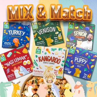 (MIX & MATCH) PetCubes Gently Cooked/Senior/Puppy Frozen Dog Food 7 x 320g  (Buy 28 trays, Get Get 1 Free Ice cream)) #0