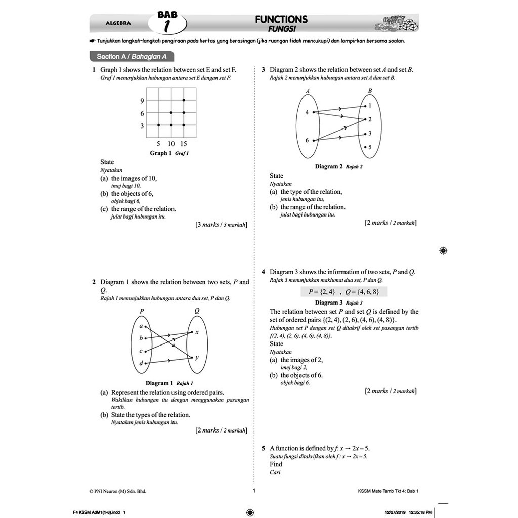 Soalan Matematik Tambahan Tingkatan 4 Bab 1 Dalectzx